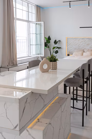 encimera de marmol en marbella